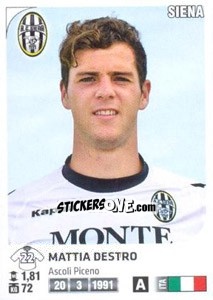 Cromo Mattia Destro - Calciatori 2011-2012 n. 454 - Panini