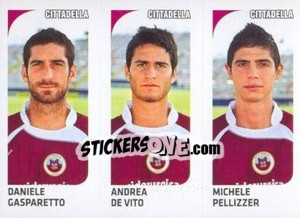 Cromo Daniele Gasparetto / Andrea De Vito / Michele Pellizzer - Calciatori 2011-2012 n. 514 - Panini