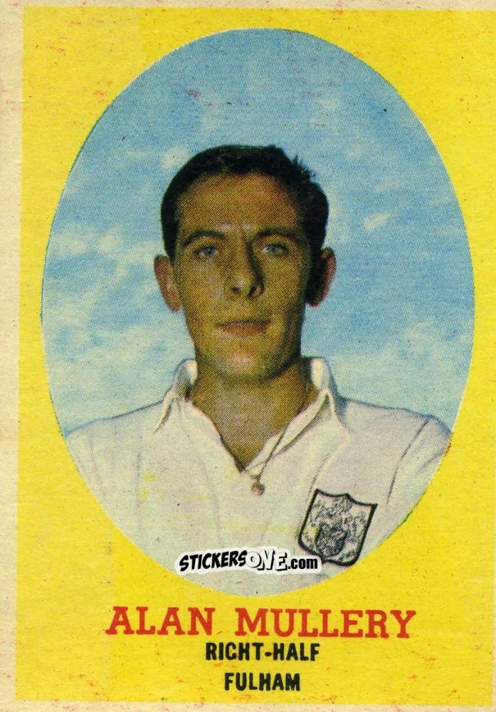 Sticker Alan Mullery - Bazooka 1962 n. 43 - A&BC