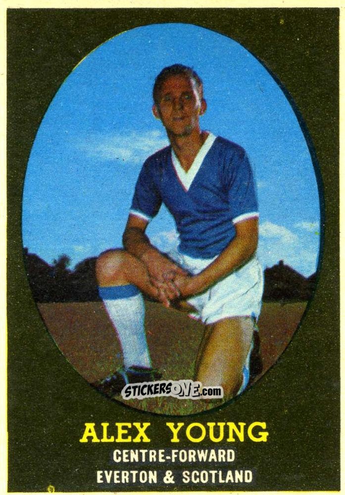 Cromo Alex Young - Bazooka 1962 n. 70 - A&BC