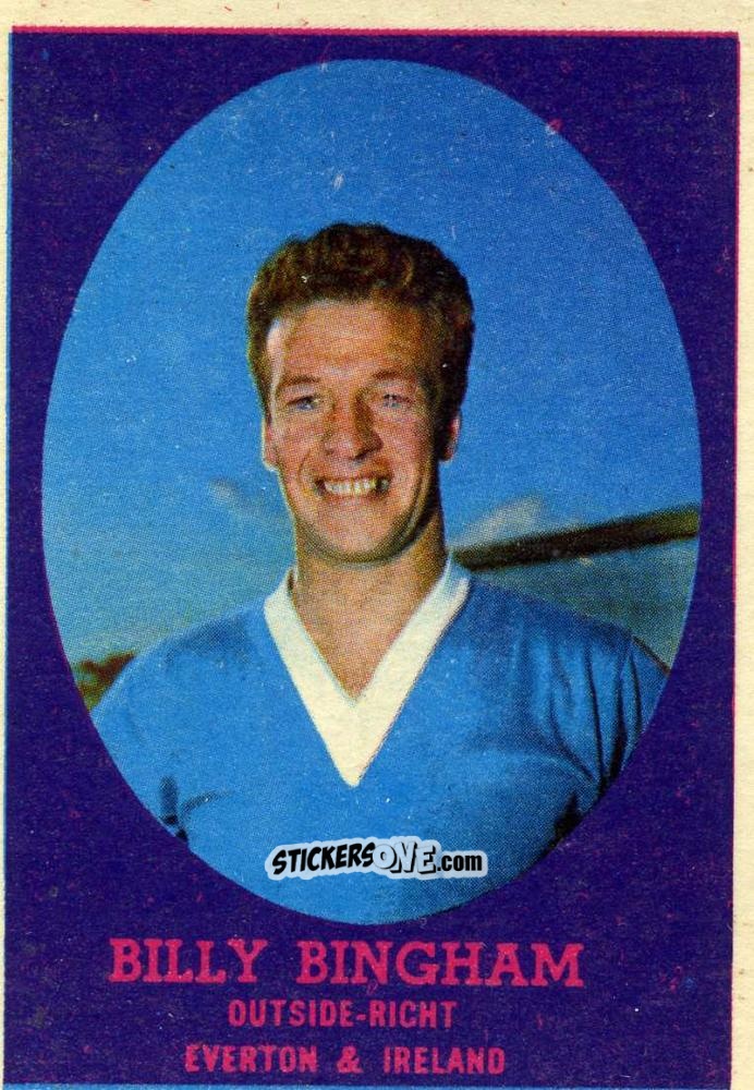 Sticker Billy Bingham - Bazooka 1962 n. 10 - A&BC