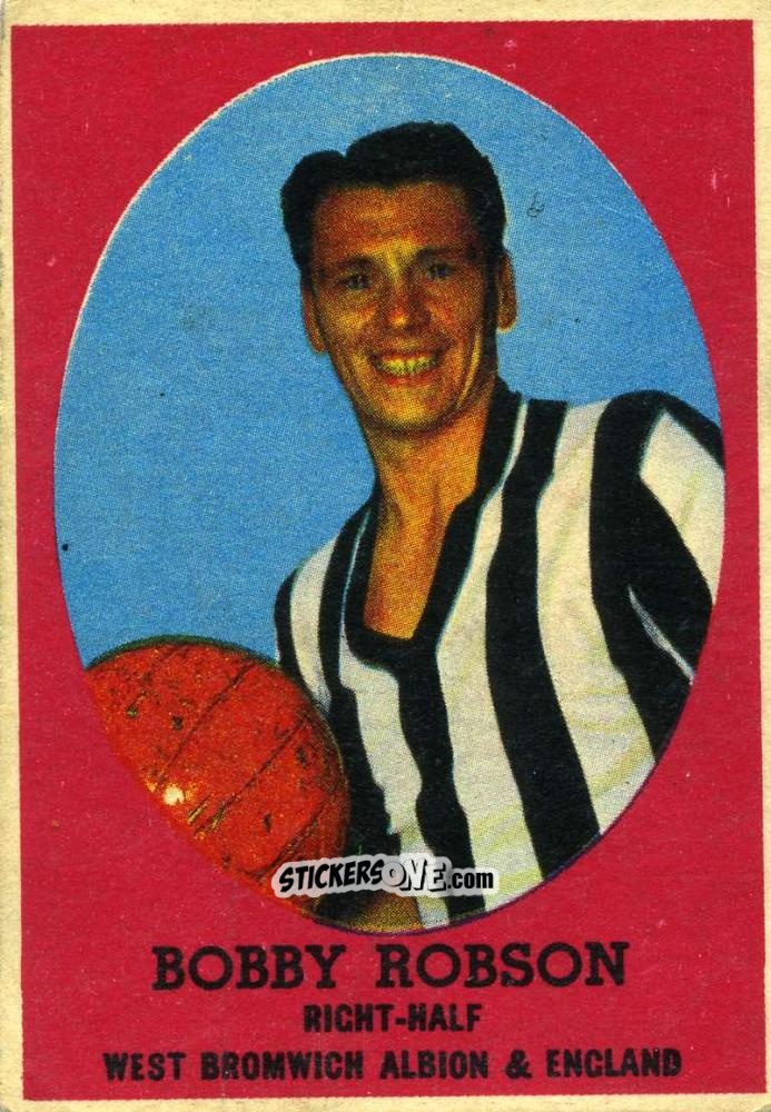 Figurina Bobby Robson - Bazooka 1962 n. 77 - A&BC