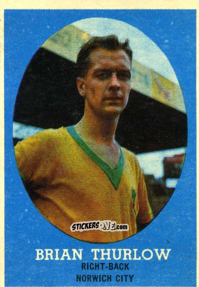 Cromo Brian Thurlow - Bazooka 1962 n. 32 - A&BC