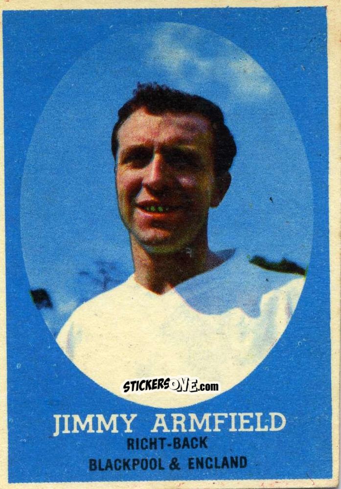 Figurina Jimmy Armfield - Bazooka 1962 n. 67 - A&BC
