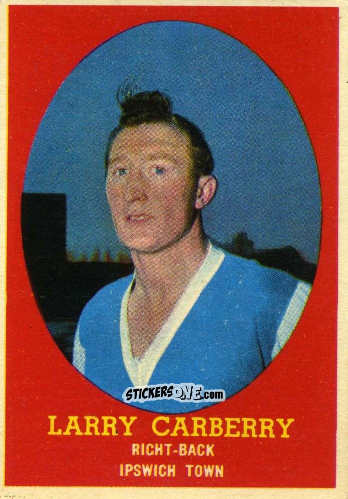 Cromo Larry Carberry - Bazooka 1962 n. 22 - A&BC