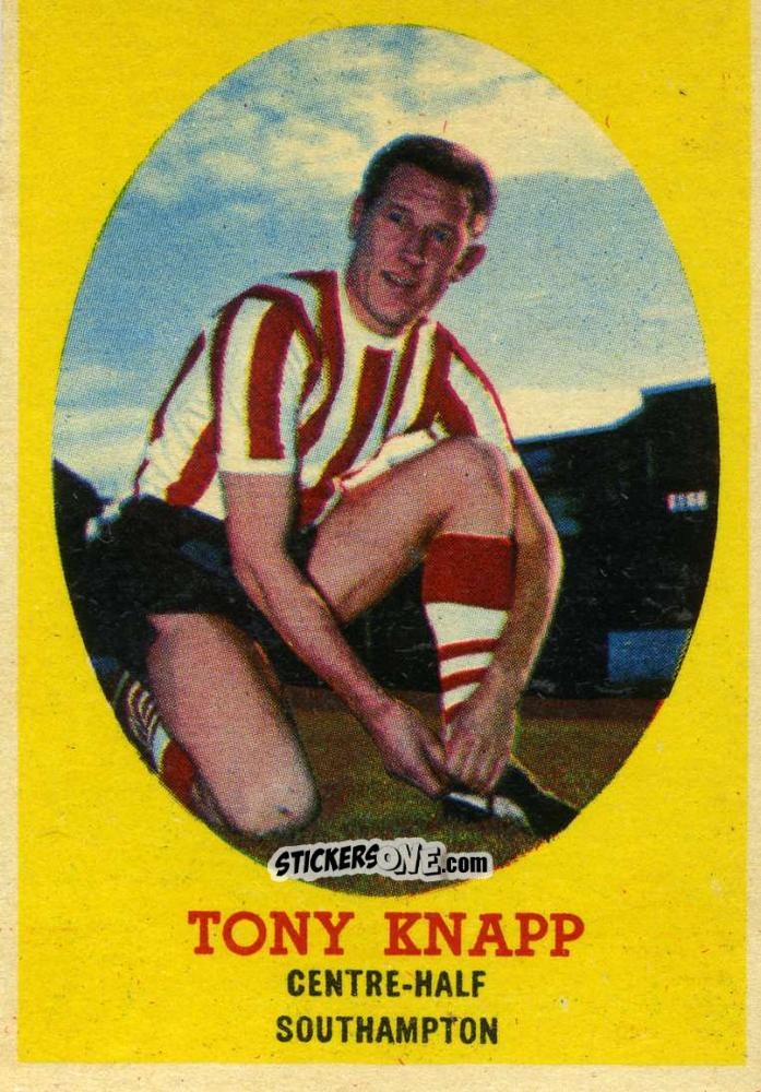 Cromo Tony Knapp - Bazooka 1962 n. 25 - A&BC