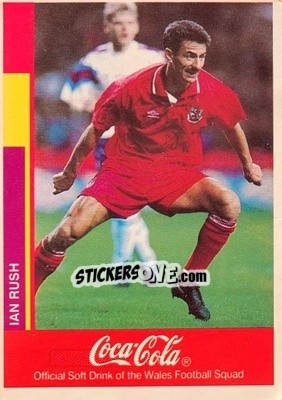 Figurina Ian Rush - British International Footballers n. 17 - Merlin