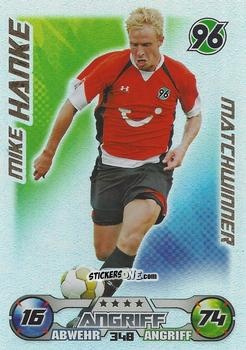 Cromo Mike Hanke - German Football Bundesliga 2009-2010. Match Attax n. 348 - Topps