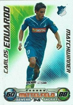 Cromo Carlos Eduardo - German Football Bundesliga 2009-2010. Match Attax n. 349 - Topps