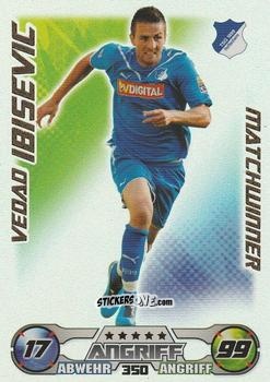 Cromo Vedad Ibisevic - German Football Bundesliga 2009-2010. Match Attax n. 350 - Topps