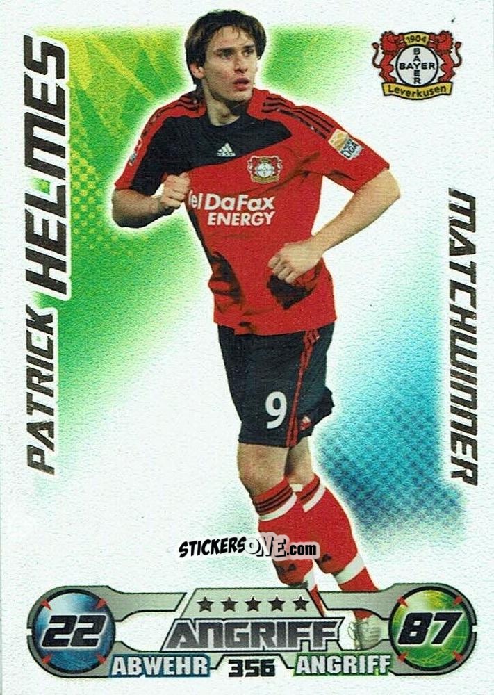 Sticker Patrick Helmes - German Football Bundesliga 2009-2010. Match Attax n. 356 - Topps