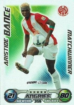 Figurina Aristide Bancé - German Football Bundesliga 2009-2010. Match Attax n. 359 - Topps