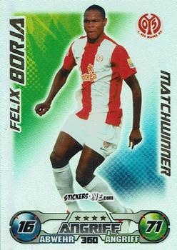 Figurina Felix Borja - German Football Bundesliga 2009-2010. Match Attax n. 360 - Topps