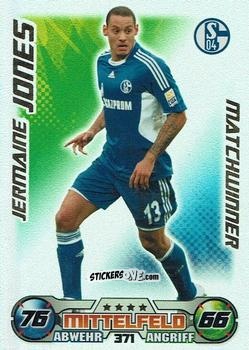 Figurina Jermaine Jones - German Football Bundesliga 2009-2010. Match Attax n. 371 - Topps