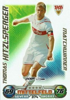 Cromo Thomas Hitzlsperger - German Football Bundesliga 2009-2010. Match Attax n. 374 - Topps