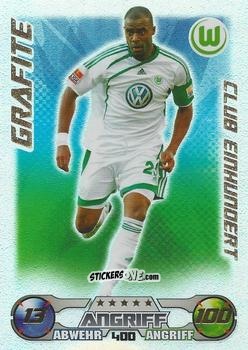 Cromo Grafite - German Football Bundesliga 2009-2010. Match Attax n. 400 - Topps