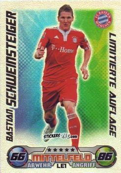 Cromo Bastian Schweinsteiger - German Football Bundesliga 2009-2010. Match Attax n. LE1 - Topps