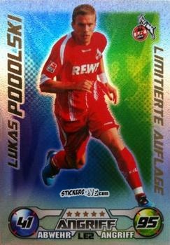 Figurina Lukas Podolski - German Football Bundesliga 2009-2010. Match Attax n. LE2 - Topps