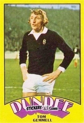 Cromo Tom Gemmell - Scottish Footballers 1974-1975
 n. 54 - A&BC