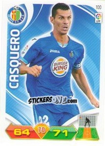 Figurina Casquero - Liga BBVA 2011-2012. Adrenalyn XL n. 100 - Panini