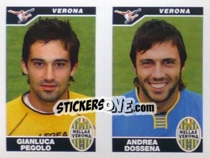 Cromo Pegolo / Dossena  - Calciatori 2004-2005 n. 653 - Panini