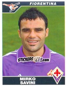 Figurina Mirko Savini - Calciatori 2004-2005 n. A33 - Panini