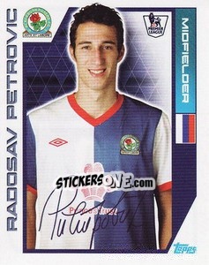 Figurina Radosav Petrovic - Premier League Inglese 2011-2012 n. 60 - Topps