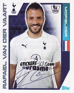 Cromo Rafael van der Vaart - Premier League Inglese 2011-2012 n. 387 - Topps