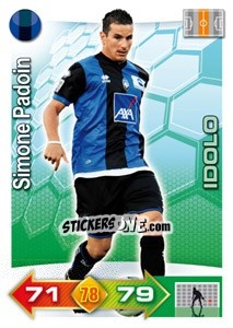 Cromo Simone Padoin - Calciatori 2011-2012. Adrenalyn XL n. 17 - Panini