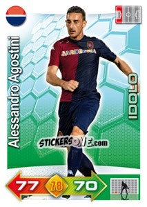 Figurina Alessandro Agostini - Calciatori 2011-2012. Adrenalyn XL n. 50 - Panini