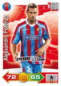 Cromo Alessandro Potenza - Calciatori 2011-2012. Adrenalyn XL n. 53 - Panini