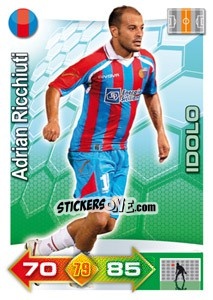 Cromo Adrian Ricchiuti - Calciatori 2011-2012. Adrenalyn XL n. 68 - Panini