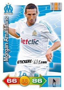 Sticker Morgan Amalfitano - FOOT 2011-2012. Adrenalyn XL n. 165 - Panini