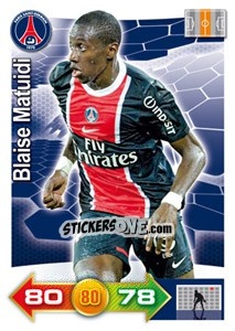 Cromo Blaise Matuidi - FOOT 2011-2012. Adrenalyn XL n. 234 - Panini