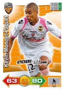 Sticker Kevin Monnet-Paquet - FOOT 2011-2012. Adrenalyn XL n. 138 - Panini