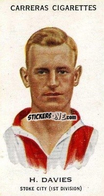 Figurina Harry Davies - Footballers 1934
 n. 35b - Carreras