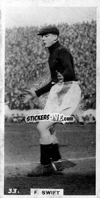 Cromo Frank Swift - Footballers in Action 1934
 n. 33 - Gallaher Ltd.
