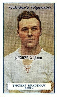 Sticker Thomas Bradshaw - Footballers 1928
 n. 67 - Gallaher Ltd.

