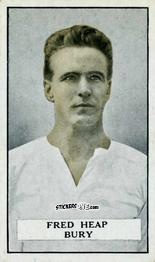 Sticker F. Heap - Famous Footballers 1925
 n. 64 - Gallaher Ltd.

