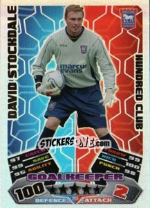 Cromo David Stockdale - NPower Championship 2011-2012. Match Attax n. 289 - Topps
