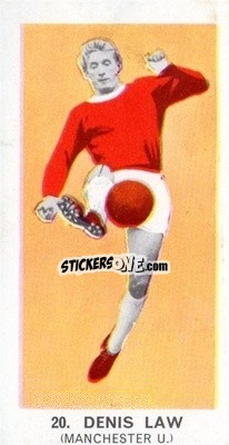 Cromo Denis Law - Footballers of 1964
 n. 20 - Hurricane