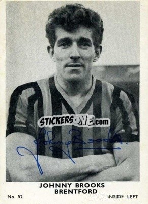 Figurina Johnny Brooks - Footballers 1961-1962
 n. 52 - A&BC