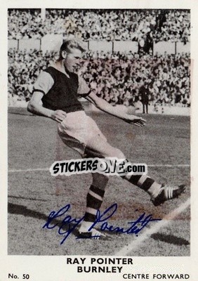 Figurina Ray Pointer - Footballers 1961-1962
 n. 50 - A&BC