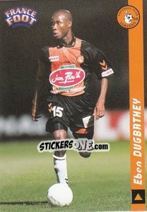 Sticker Eben Dugbathey - France Foot 1998-1999 n. 81 - Ds