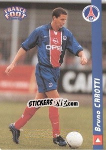 Figurina Bruno Carotti - France Foot 1998-1999 n. 203 - Ds