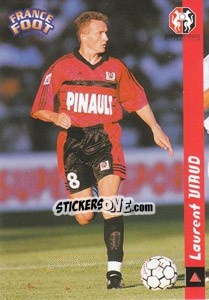 Figurina Laurent Viaud - France Foot 1998-1999 n. 218 - Ds