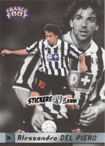 Cromo Alessandro Del Piero - France Foot 1998-1999 n. 288 - Ds
