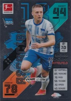 Sticker Santiago Ascacíbar - German Bundesliga 2021-2022. Match Attax Chrome
 n. 11 - Topps