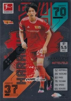 Figurina Genki Haraguchi - German Bundesliga 2021-2022. Match Attax Chrome
 n. 19 - Topps