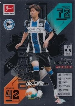 Sticker Masaya Okugawa - German Bundesliga 2021-2022. Match Attax Chrome
 n. 25 - Topps